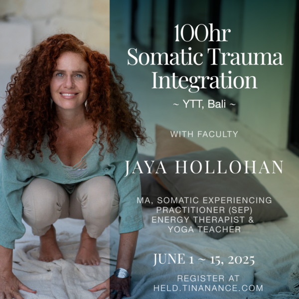 June 1-15, 2025: 100HR Somatic Trauma Integration YTT - Bali