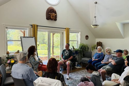 Retreat group upstairs class