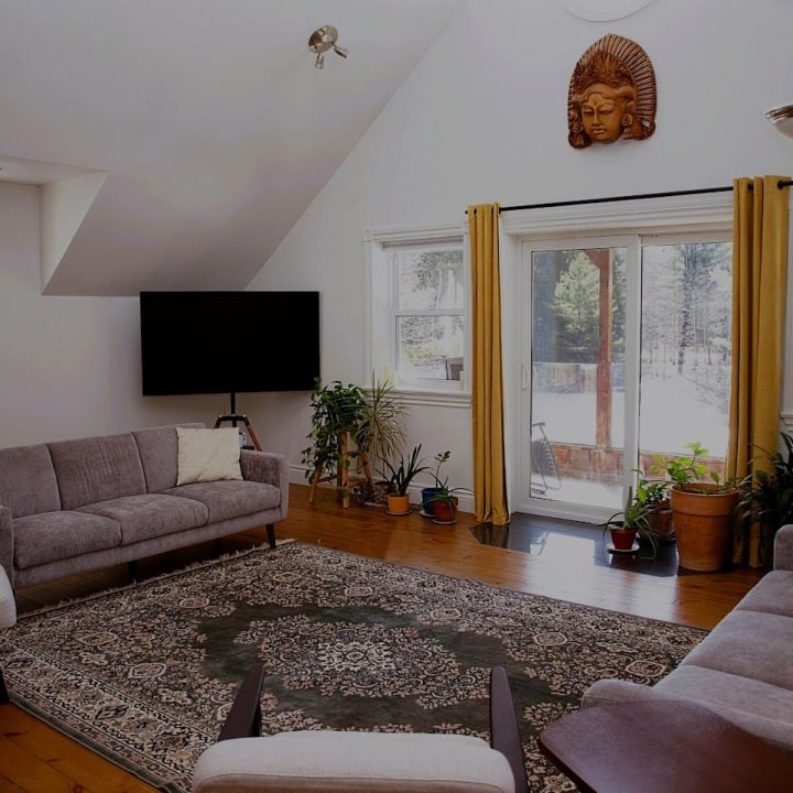 Yoga garden rest upstairs